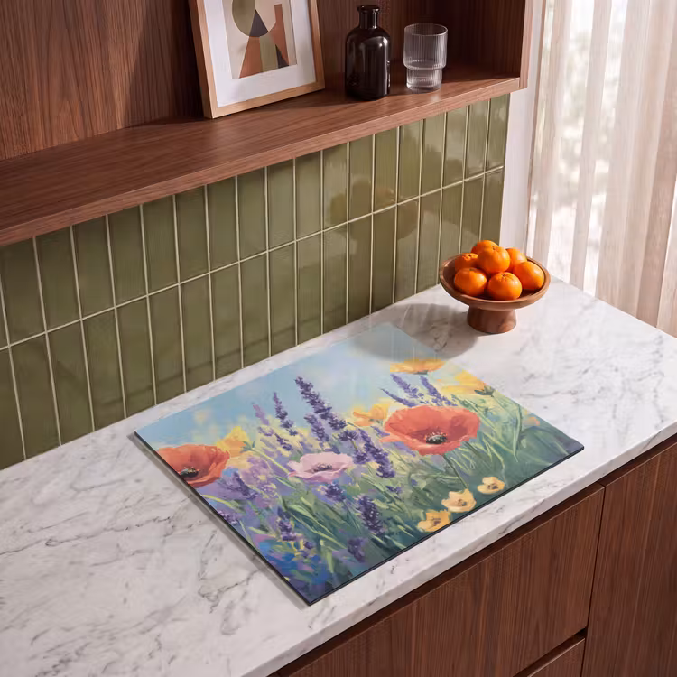 Induction hob protector - Meadow - Flowers - Colorful — 4