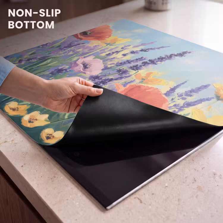 Induction hob protector - Meadow - Flowers - Colorful — 5