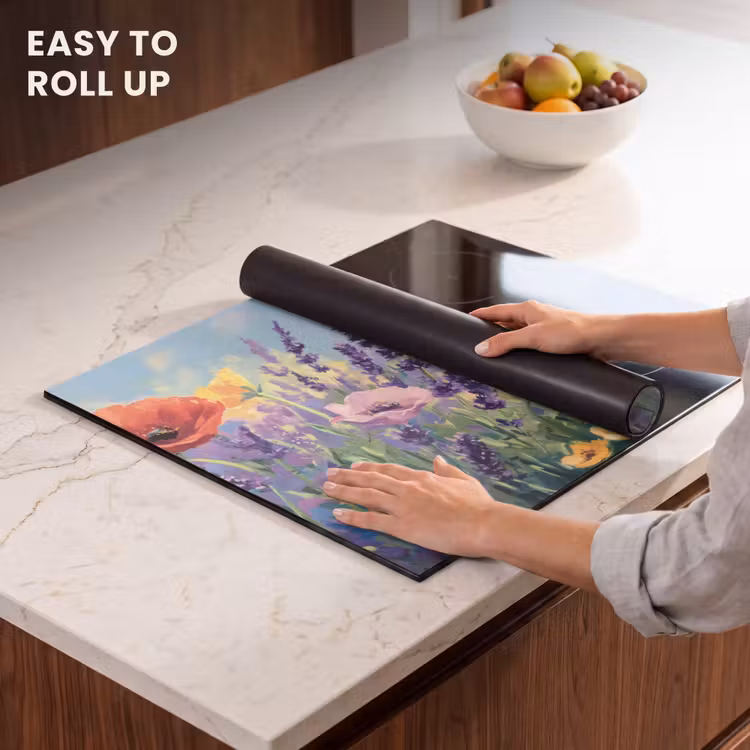 Induction hob protector - Meadow - Flowers - Colorful — 6