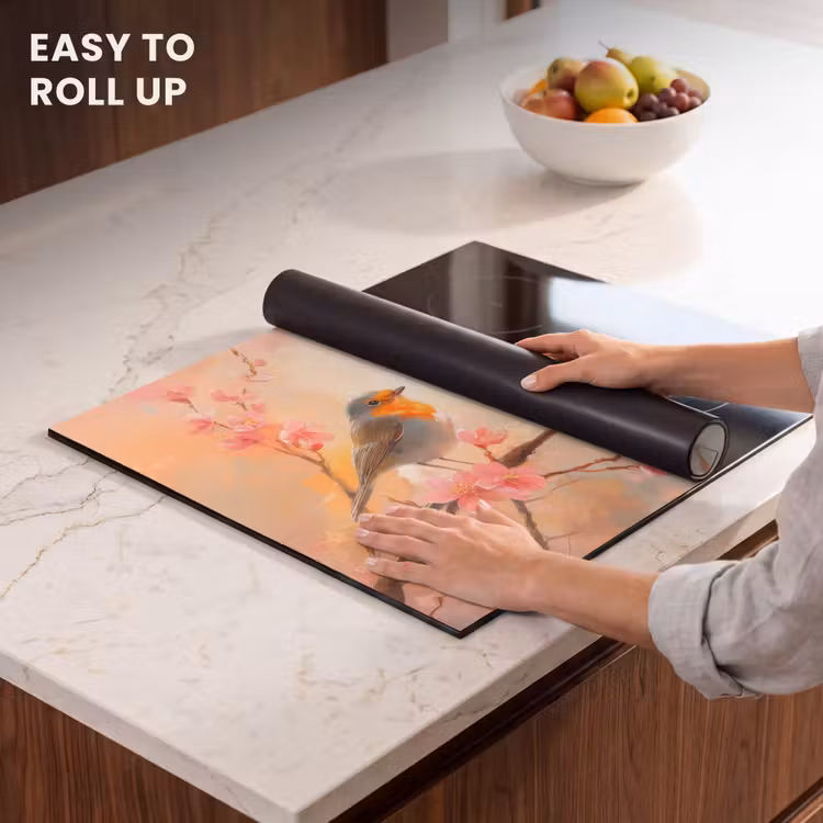 Induction hob protector - Robins - Ornamental - Blossom Branch — 6