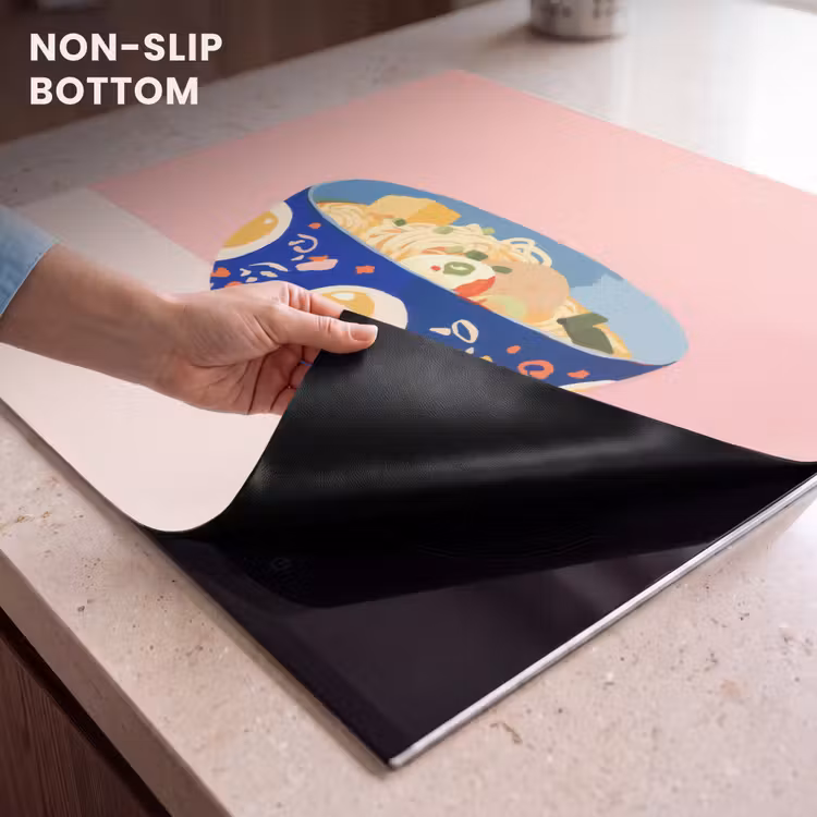 Induction hob protector - Noodles - Bowl - Blue - Illustration — 5