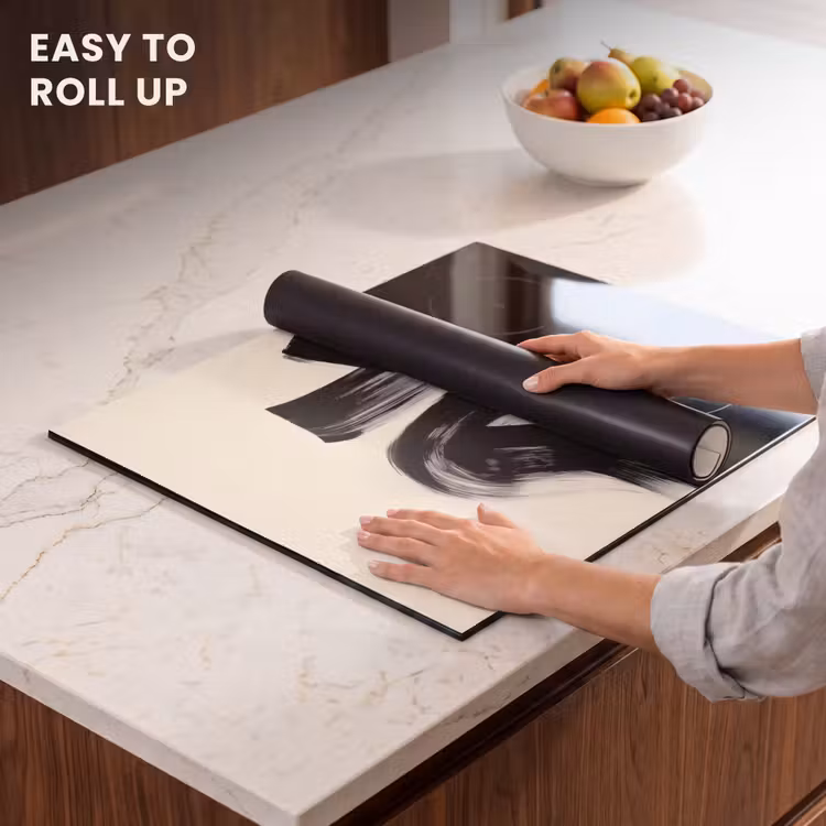 Induction hob protector - Stripes - Black - Abstract — 6