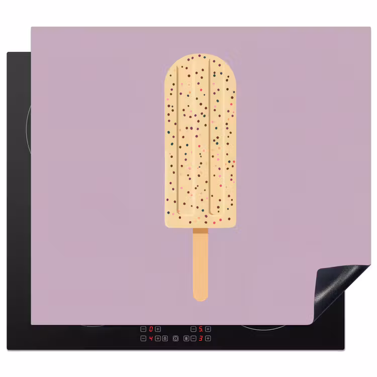 Induction hob protector - Beige - Ice Cream - Speckles — 1