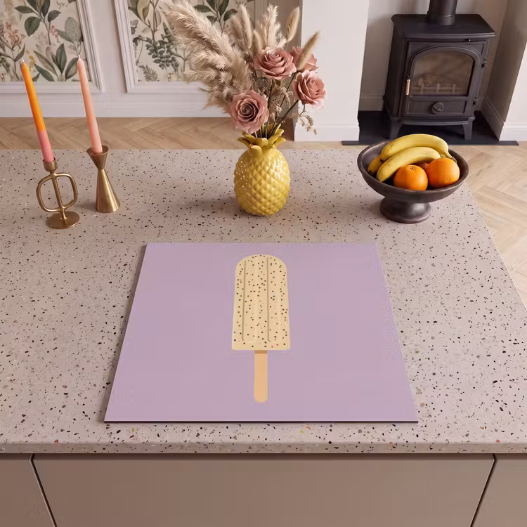 Induction hob protector - Beige - Ice Cream - Speckles — 3