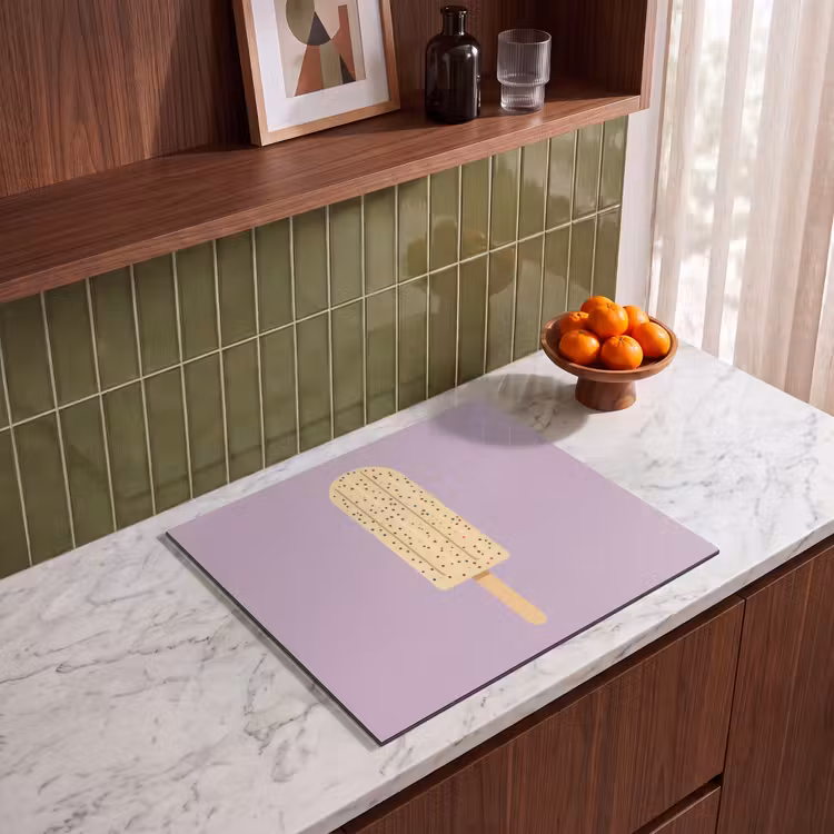 Induction hob protector - Beige - Ice Cream - Speckles — 4