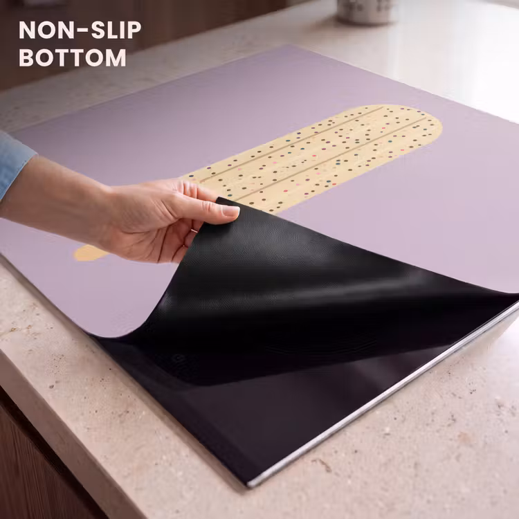 Induction hob protector - Beige - Ice Cream - Speckles — 5
