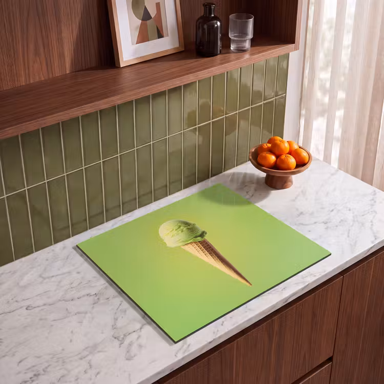 Induction hob protector - Horn - Scoop ice cream - Green — 4