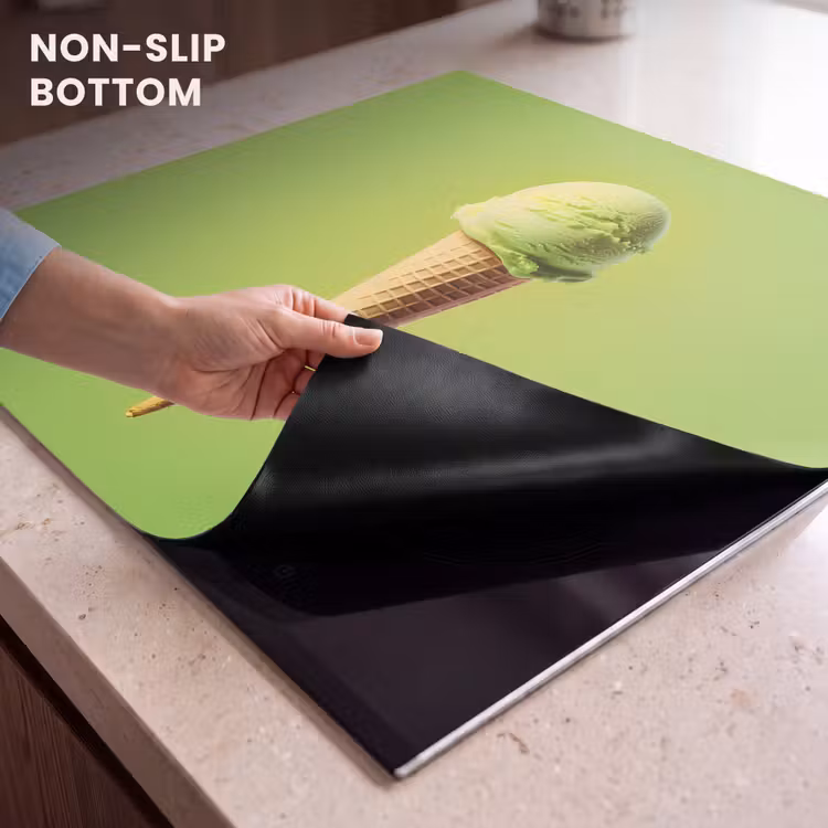 Induction hob protector - Horn - Scoop ice cream - Green — 5