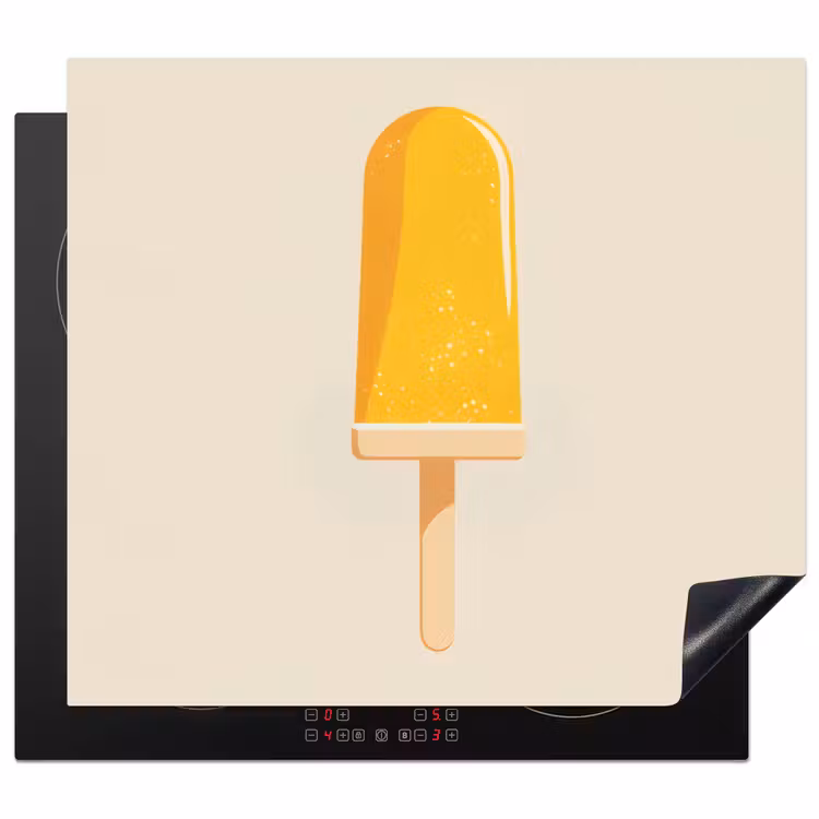 Induction hob protector - Orange - Stick - Water ice cream — 1