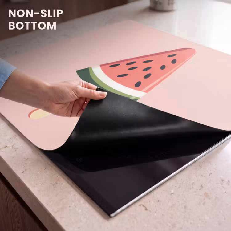 Induction hob protector - Watermelon - Ice cream - Pips - Red — 5