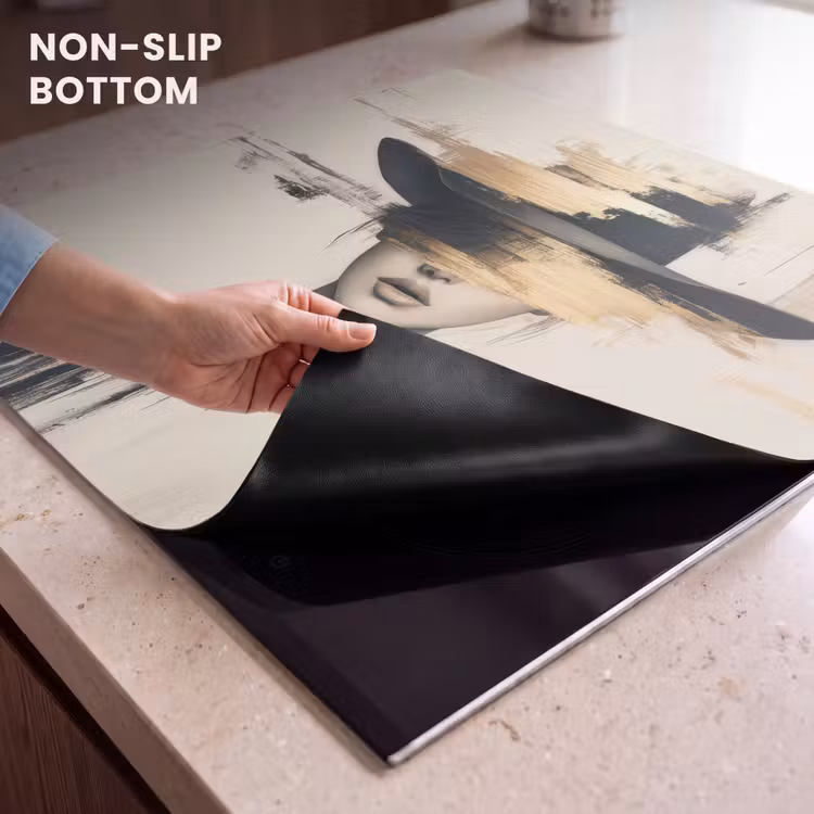 Induction hob protector - Woman - Hat - Paint — 5