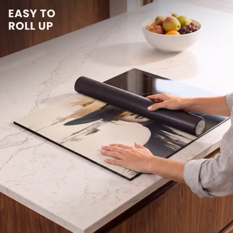 Induction hob protector - Woman - Hat - Paint — 6