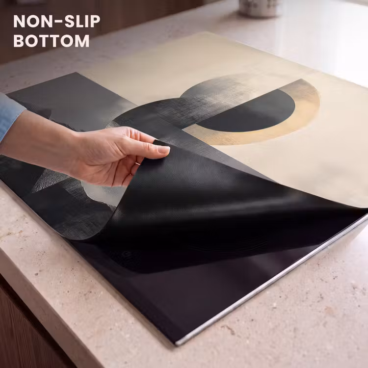 Induction hob protector - Circles - Shadow - Abstract — 5