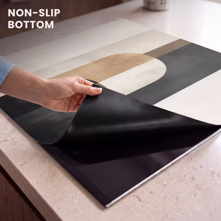 Induction hob protector - Geometric - Shapes - White — 5