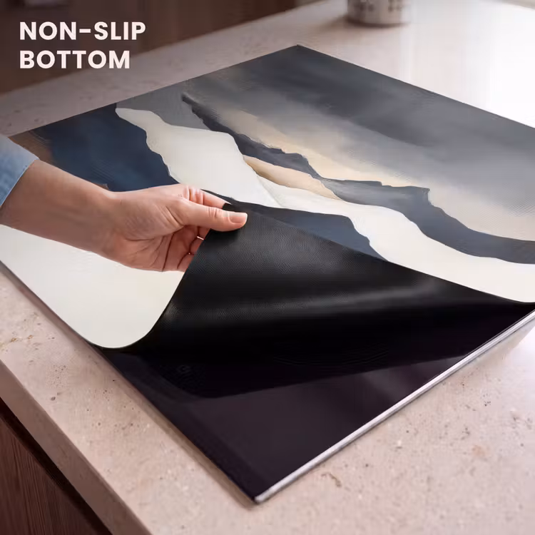 Induction hob protector - Mountains - Dark blue - Landscape — 5