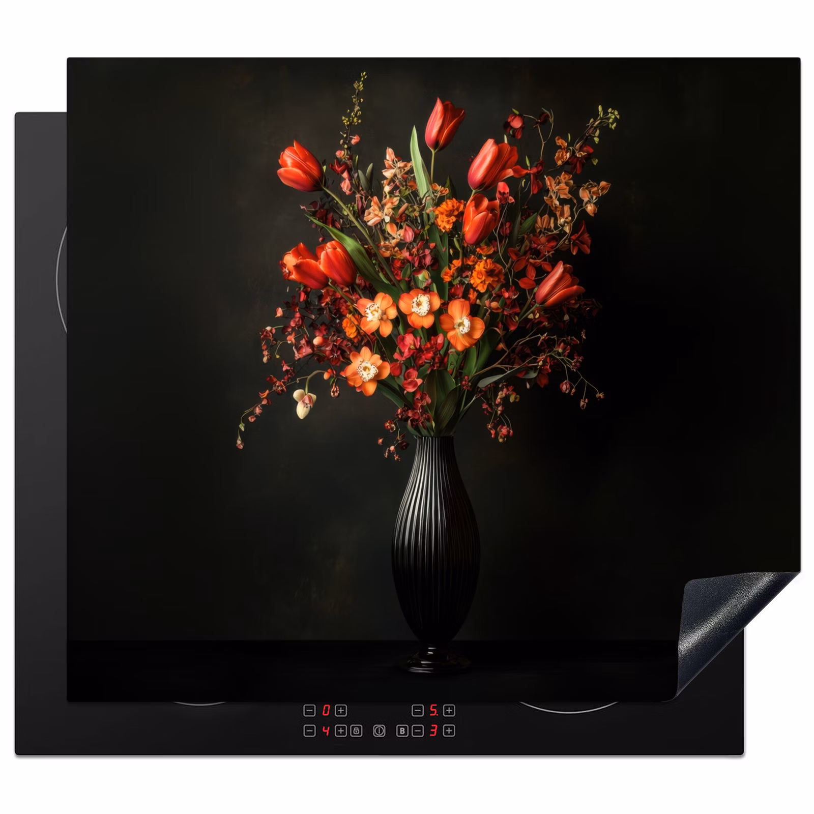 Induction hob protector - Flowers - Branches - Bouquet — 1