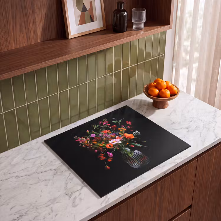 Induction hob protector - Bouquet - Field Flowers - Vase — 4