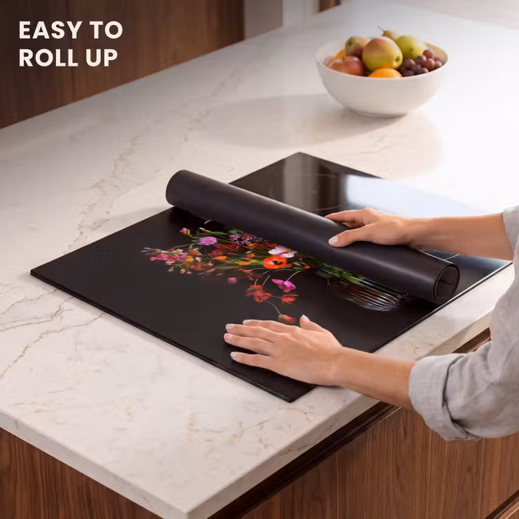 Induction hob protector - Bouquet - Field Flowers - Vase — 6