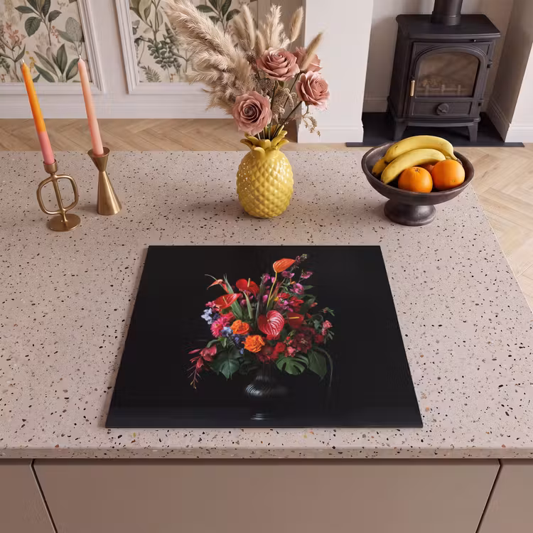 Induction hob protector - Flowers - Bouquet - Ornamental — 3