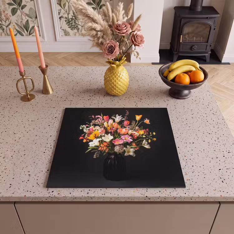 Induction hob protector - Vase - Flowers - Tulips — 3