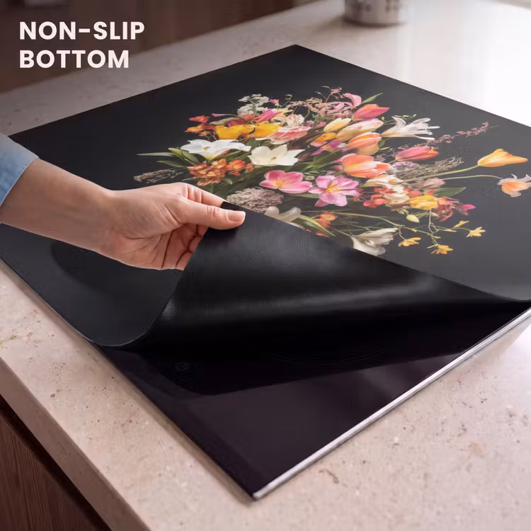 Induction hob protector - Vase - Flowers - Tulips — 5