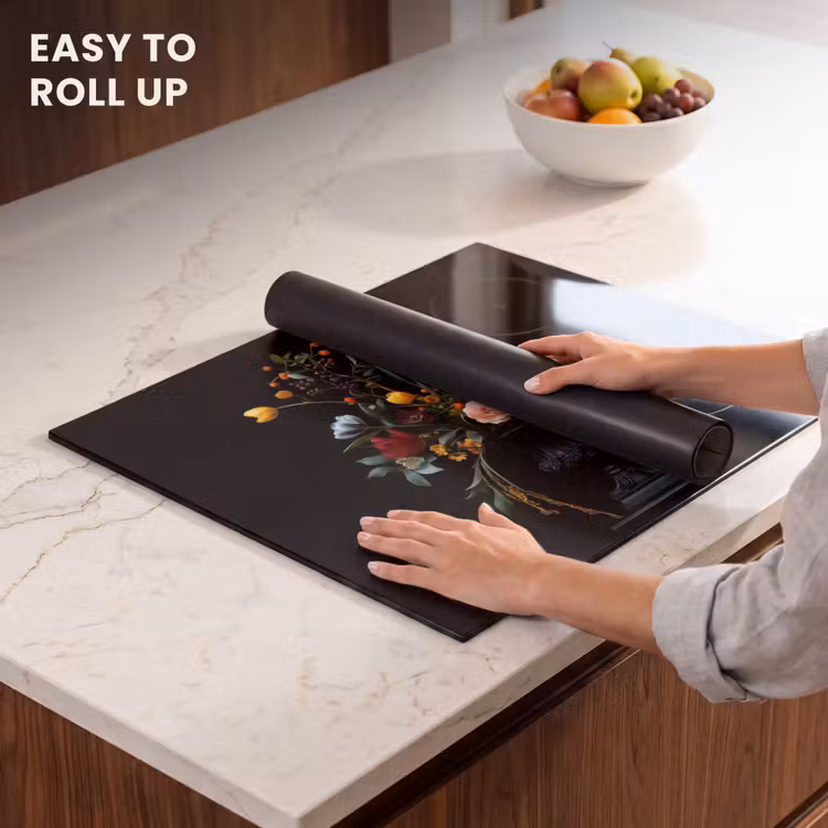 Induction hob protector - Classic - Vase - Bouquet - Flowers — 6