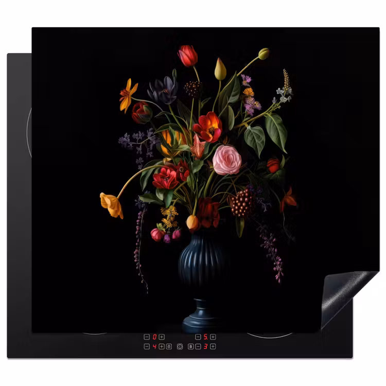 Induction hob protector - Flowers - Berries - Classic — 1