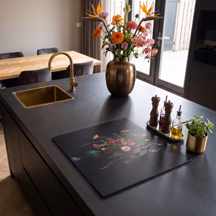 Induction hob protector - Flowers - Berries - Classic — 2