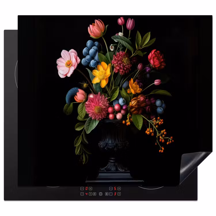 Induction hob protector - Flowers - Merry - Vase — 1