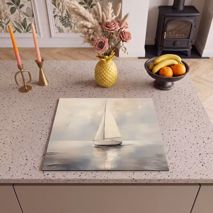 Induction hob protector - Sailing ship - Sea - Cloudy — 3