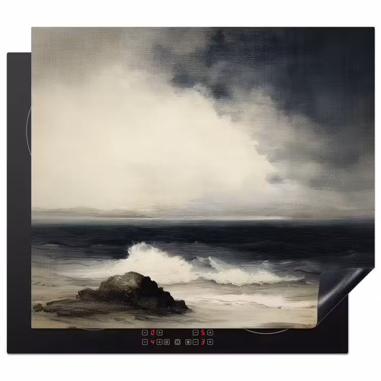 Induction hob protector - Sea - Rocks - Storm — 1