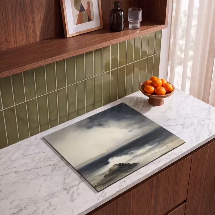 Induction hob protector - Sea - Rocks - Storm — 4