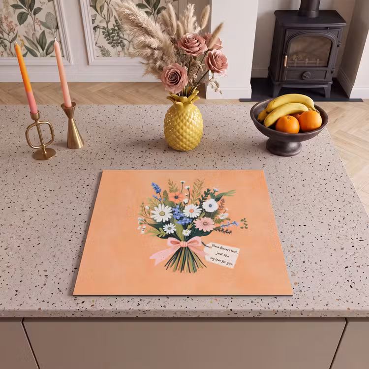 Induction hob protector - Bouquet - Bow - Quote — 3