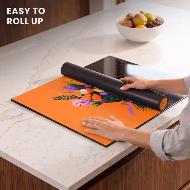 Induction hob protector - Card - Bouquet - Flowers — 6