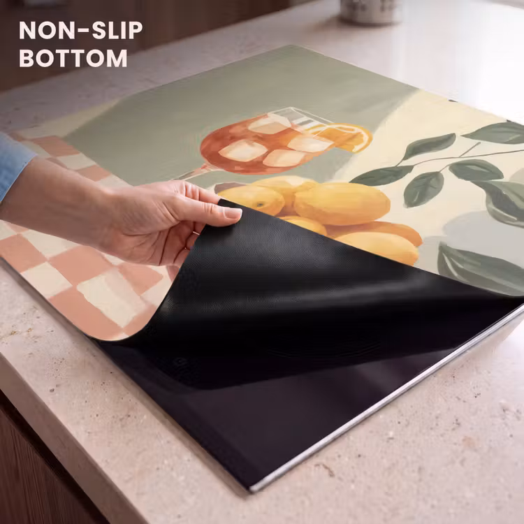 Induction hob protector - Lemons - Glass - Tablecloth - Blocked — 5