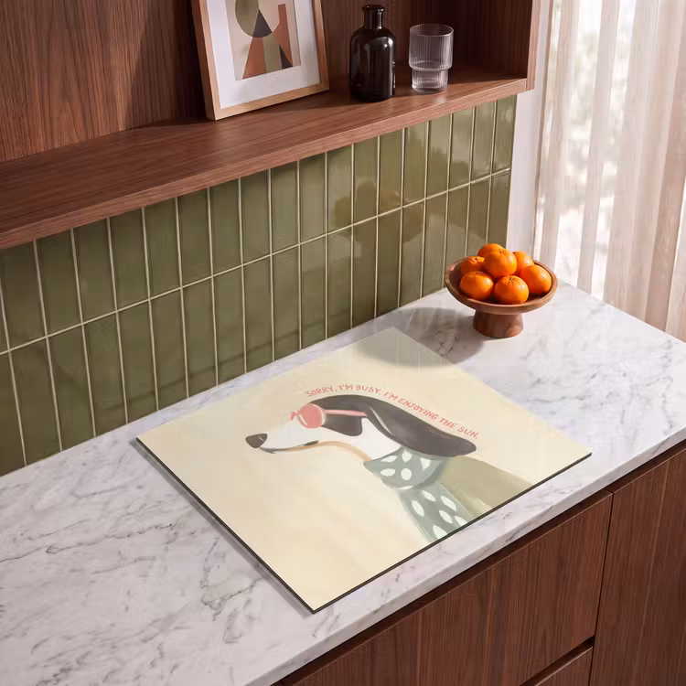 Induction hob protector - Quote - Dog - Sunglasses — 4