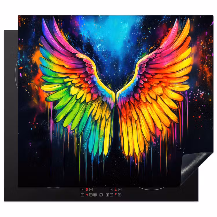 Induction hob protector - Rainbow colors - Wings - Magical — 1
