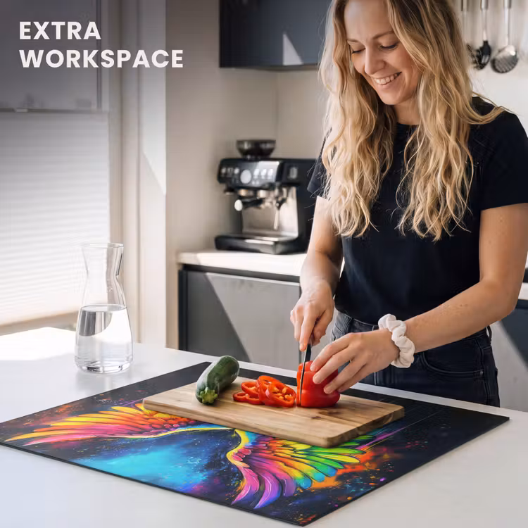 Induction hob protector - Rainbow colors - Wings - Magical — 7