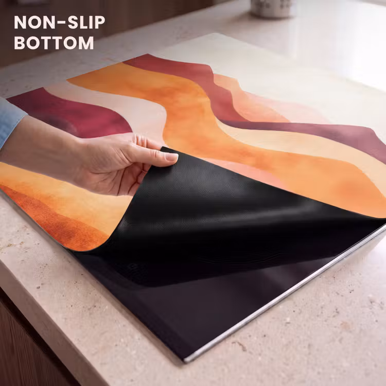 Induction hob protector - Abstract - Landscape - Waves — 5
