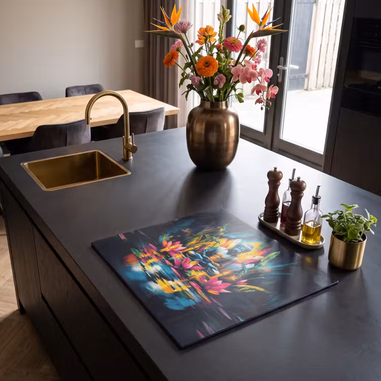 Induction hob protector - Candles - Flowers - Buddha - Water — 2