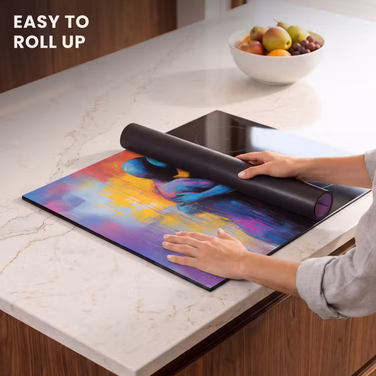 Induction hob protector - Embracing - Bodies - Purple — 6