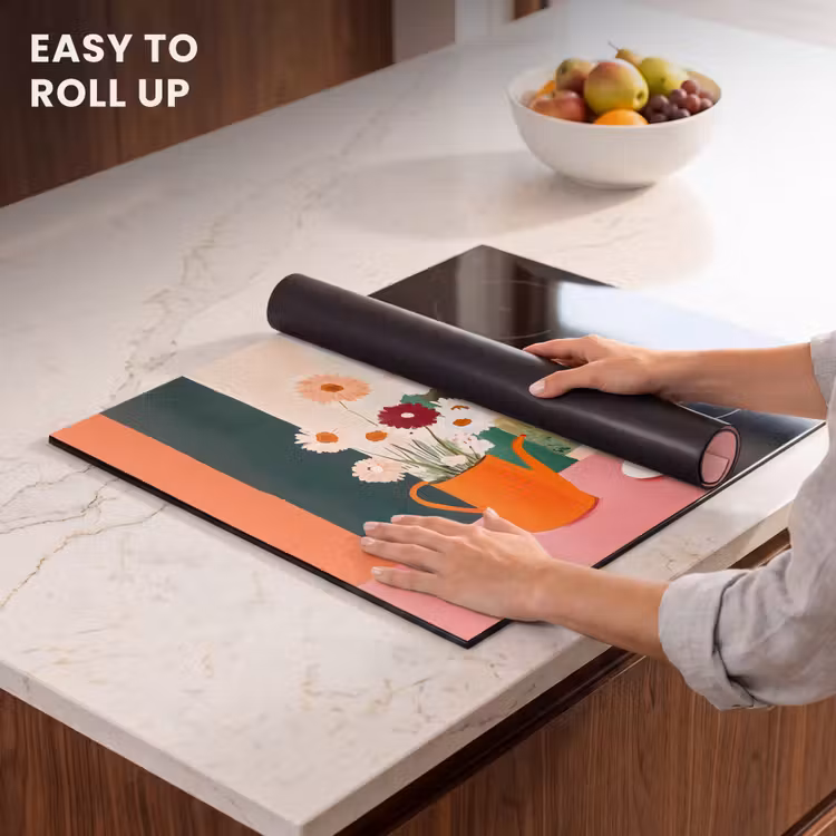 Induction hob protector - Flowers - Coffee - Window — 6