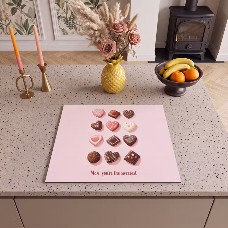 Induction hob protector - Chocolates - Heart shaped - Dearest — 3