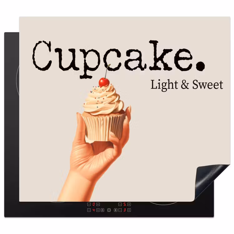 Induction hob protector - Cupcake - Sweet - Cherry — 1
