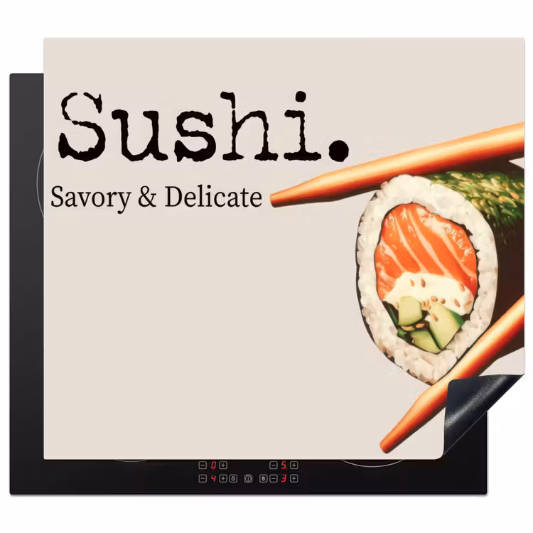 Induction hob protector - Sushi - Salmon - Rice - Japanese — 1