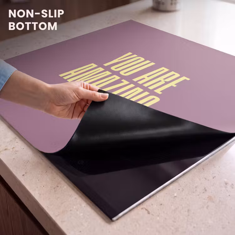 Induction hob protector - Text - Purple - Amazing — 5