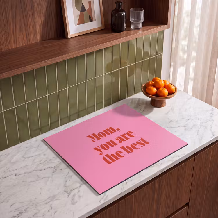 Induction hob protector - Mother - Message -Pink — 4