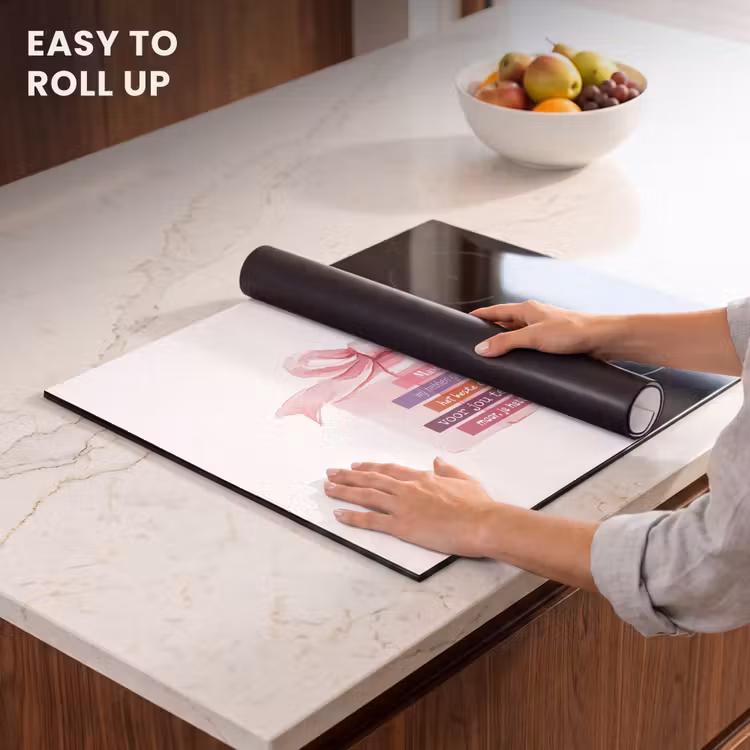 Induction hob protector - Gift - Bow - Text - Pink — 6