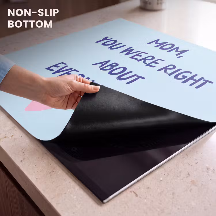 Induction hob protector - Mother - Quote - Blue — 5