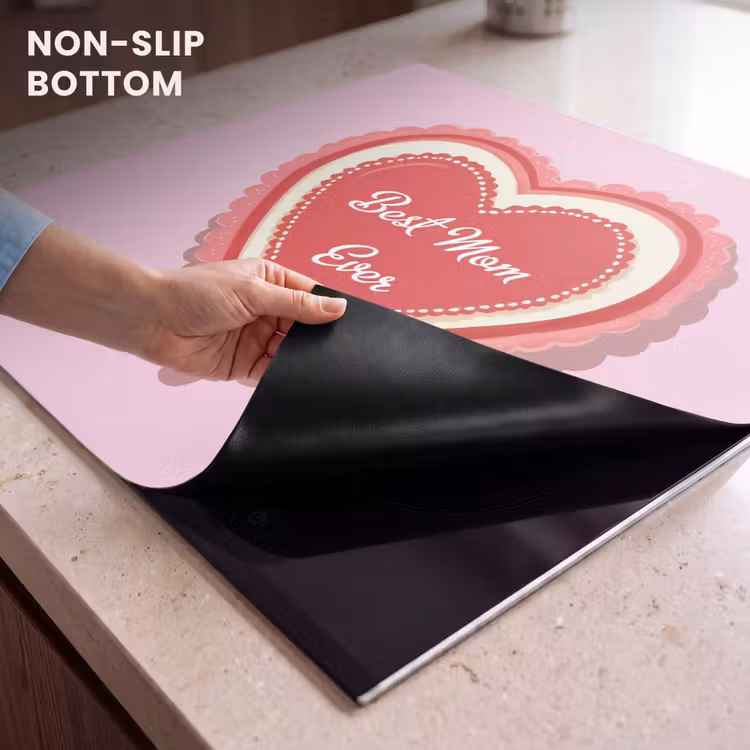 Induction hob protector - Text - Heart - Mother - Pink — 5